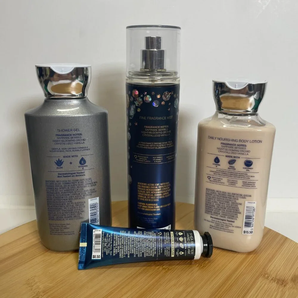 Bath & Body Works Dream Bright Set Shower Gel Body Hand Lotion Fragrance Mist